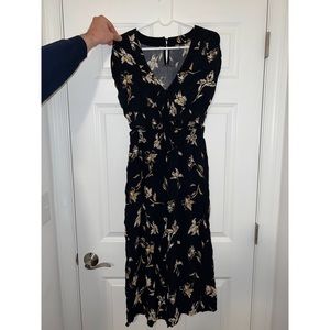 Free People Two Piece Set in Black & Gold